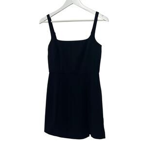 FRENCH CONNECTION WMNS SZ 2 WHISPER STRAPPY MINI DRESS BLACK COCKTAIL PARTY NEW